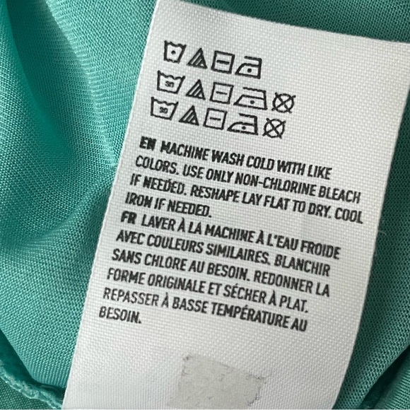 American Eagle Aqua Blue Eyelet Scallop Hem Shorts S - Picture 6 of 11